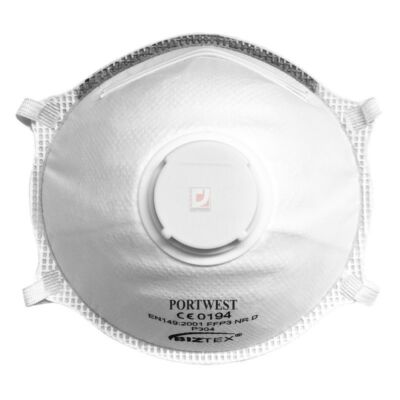 PORTWEST P304 FFP3 LIGHT CUP RESPIRATOR (10 DB)