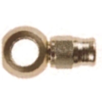 Gyűrű tömlőcsatlakozással rövid 3/8 (10 mm) D-03 rozsdamentes acél