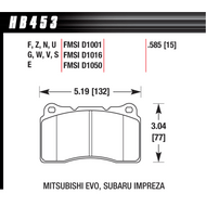HAWK Subaru / Mitsubishi EVO V-X első fékbetét Ceramic HB453Z.585 HAWK Subaru / Mitsubishi EVO V-X első fékbetét Ceramic HB453Z.585
