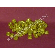 Arany színű Eloxált alumínium anya - M6x1 Arany színű Eloxált alumínium anya - M6x1