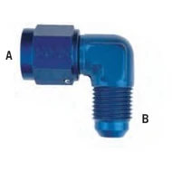 Alu. 90° csatlakozó adapter menet: Dash 8 (E 921108)
