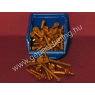 Arany színű Eloxált alumínium csavarok - hosszú M8x1,25 50mm 25 menetes Arany színű Eloxált alumínium csavarok - hosszú M8x1,25 50mm 25 menetes